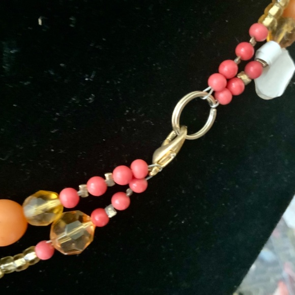 HANDMADE VINTAGE HYACINTH SWAROVSKI CRYSTAL/STONE PENDANT STATEMENT NECKLACE - Picture 7 of 12